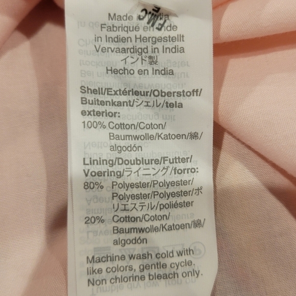 Crewcuts girls size 16 pink with paisley print fit&flare dress - Picture 6 of 6